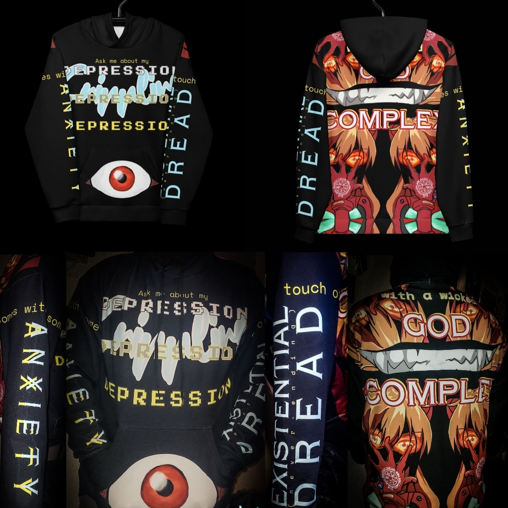 Hoodie hellsing neon genesis Evangelion